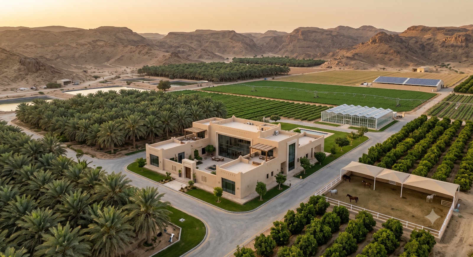 المزارع النموذجية والخاصة